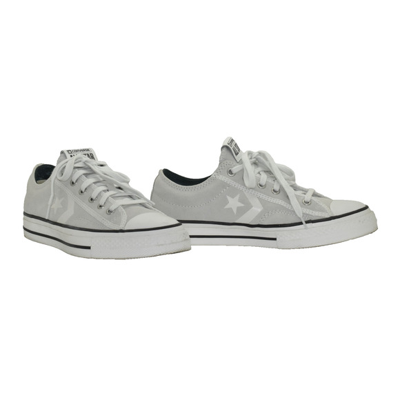 A8 Auth CONVERSE STAR PLAYER 76 Ox Light Gray Suede Trainer Shoes A05622C Size 7 - Picture 1 of 6